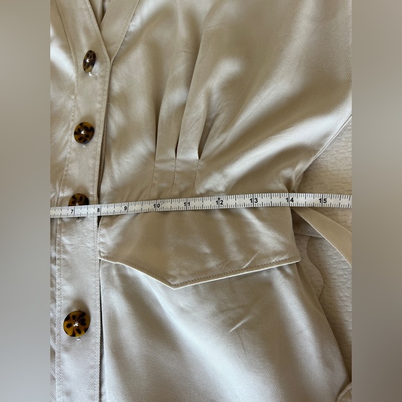 Scotch & Soda V-neck Button-down Drapey Safari Dress - Picture 6 of 6